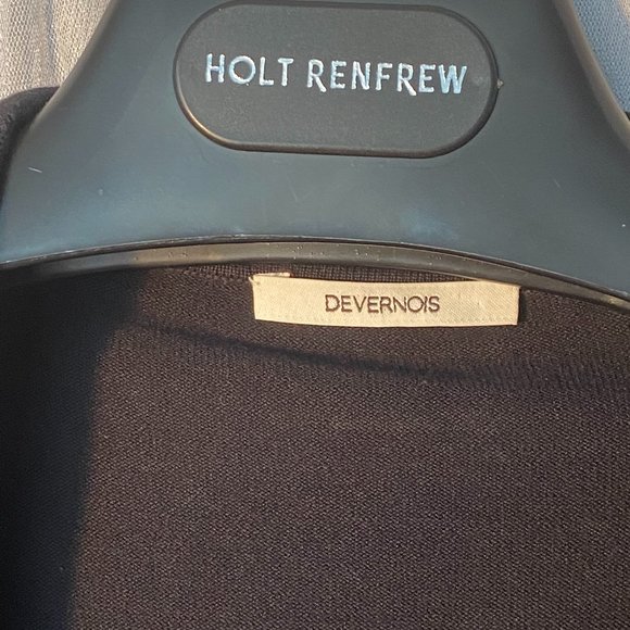 DEVERNOIS DRK NAVY SWEATER/CARDI (SZ 2) (EUC) - Picture 3 of 6